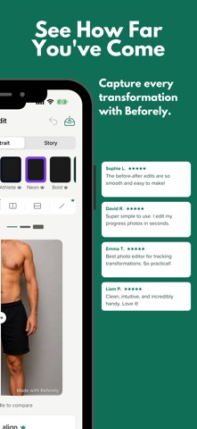 Beforely: Progress Photo Maker — developer App Store screenshot 2