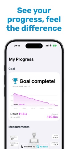 Body Measurements Tracker App — developer App Store screenshot 3