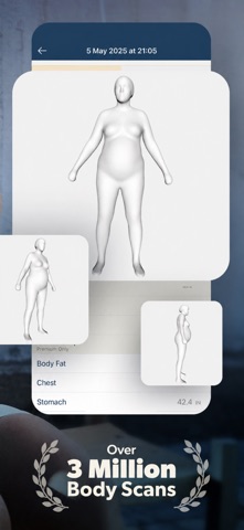 MeThreeSixty: 3D Body Scanner — developer App Store screenshot 2
