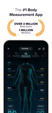 ZOZOFIT: 3D Body Scanner — developer App Store screenshot 1